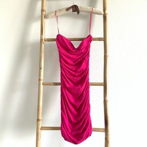 Express Pink Strapless Tube Dress